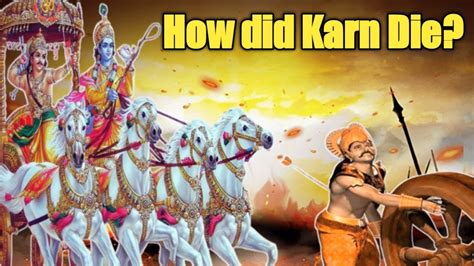 how did karna die